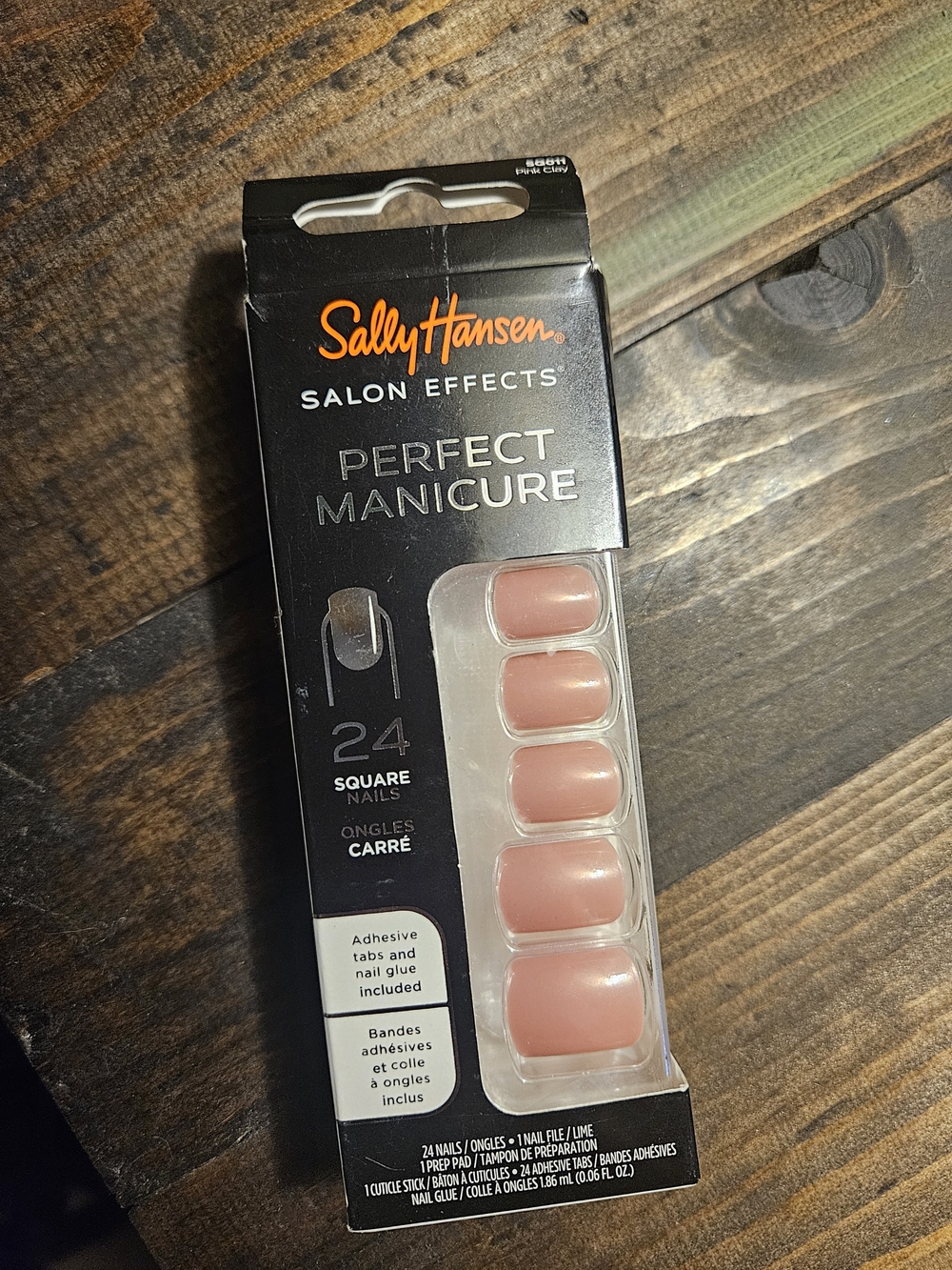 Perfect Manicure Square False Nails - Pink
